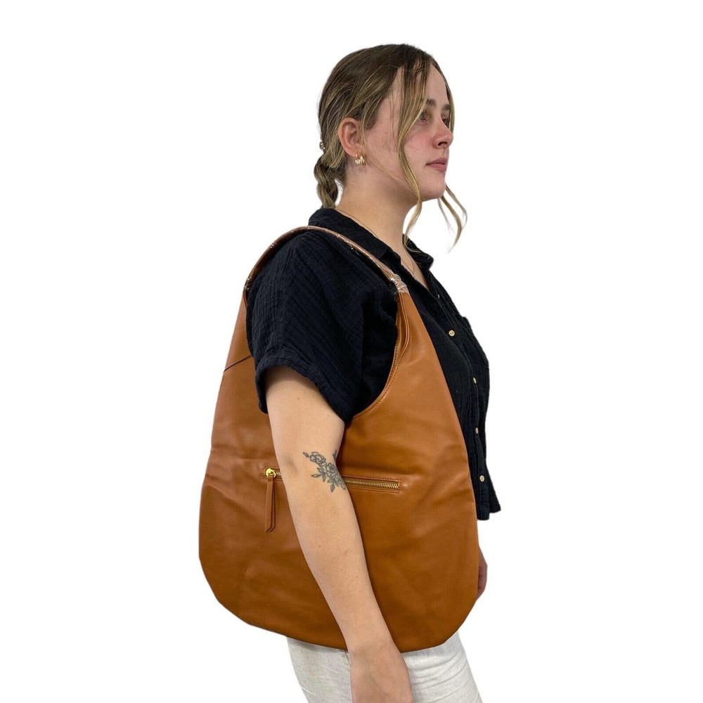 FAWN The Slouchy Tote in Brown Matte NWT